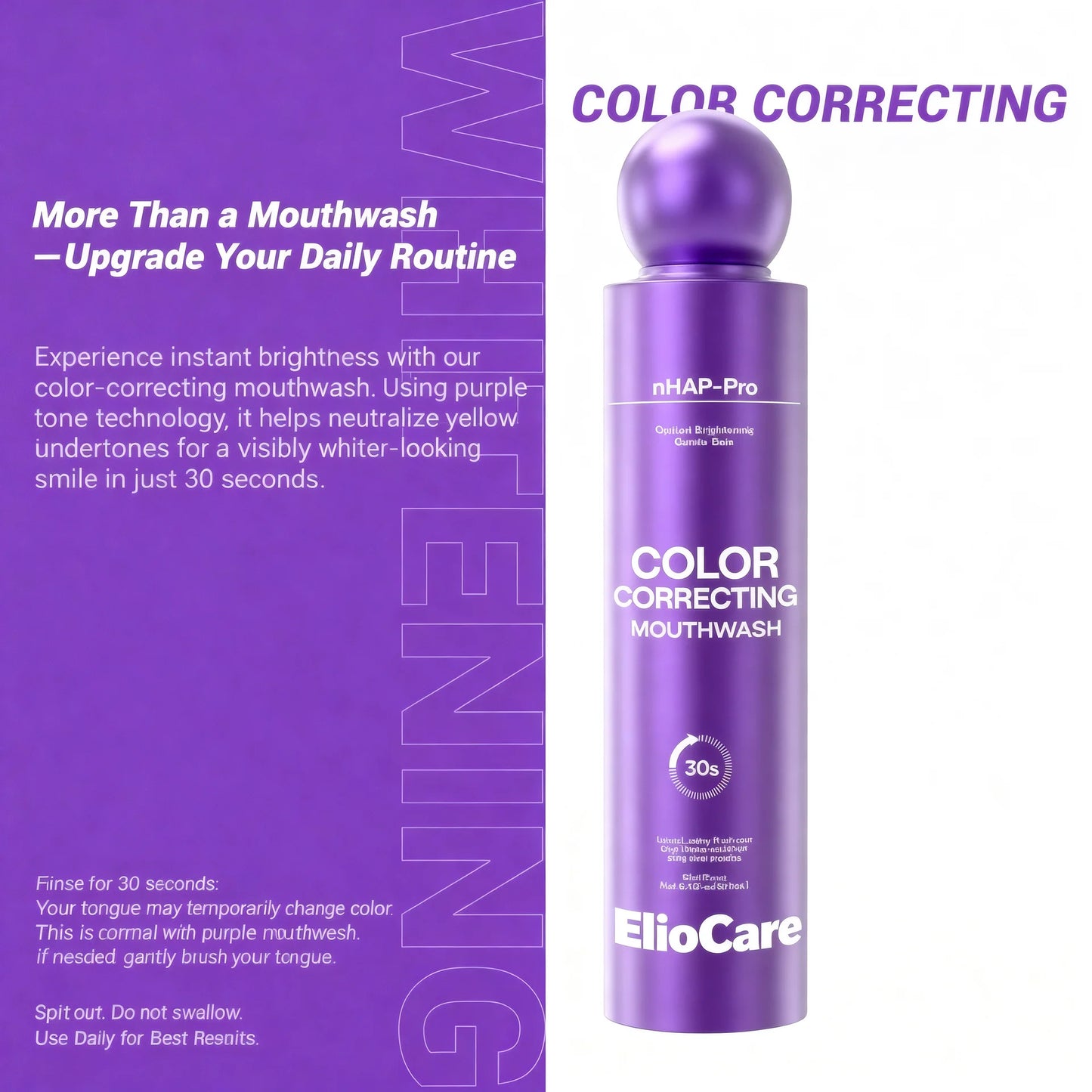 ElioCare Stain Whitening Mouthwash